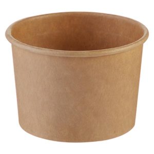 Drikkebägare 230ml obehandlad brun