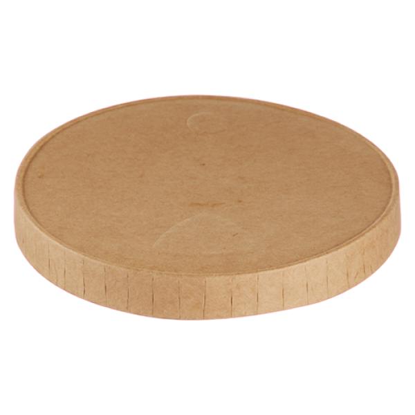 Papplock 60-110ml naturlig Ø62mm brun obläkt