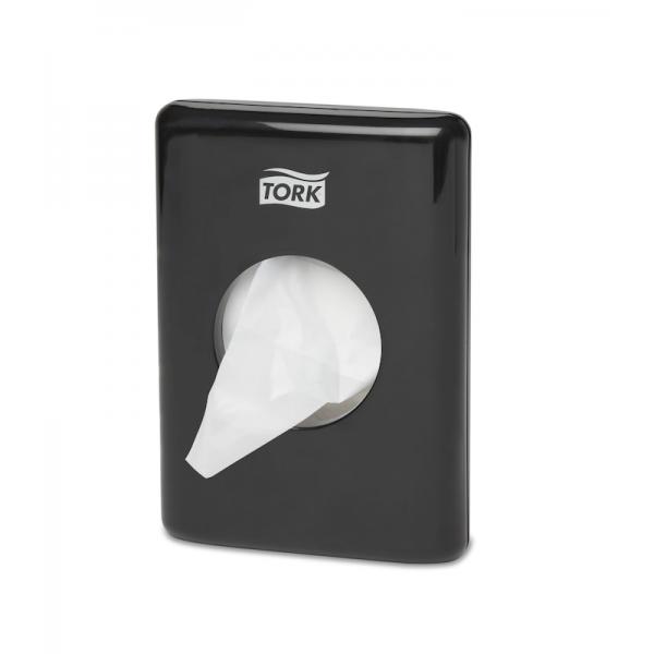 Dispenser Hygienpåsar Tork Plast Svart
