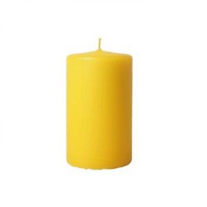 Blockljus Gul 12cm