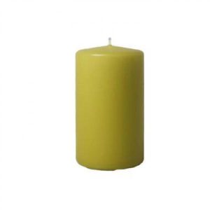 Blockljus 6x12 cm lime
