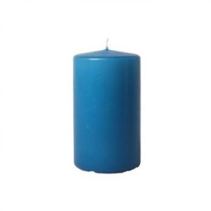 Blockljus 12 cm turkos