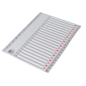 Plastregister Q-Line A4 med kartongomslag