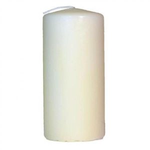 Blockljus 7x15cm elfenben