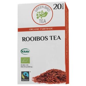 Grön Fågel Rooibos Te Ekologisk Fairtrade Krav