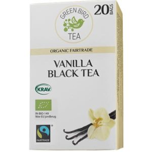 Green Bird Vanilj Svart Te Ekologisk Fairtrade Krav