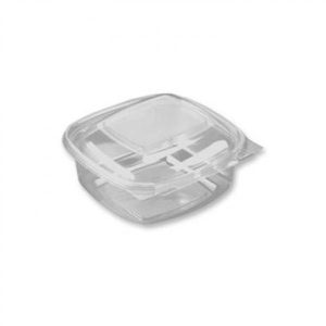 Plastbricka med gångjärnslock SquarePac 250ml