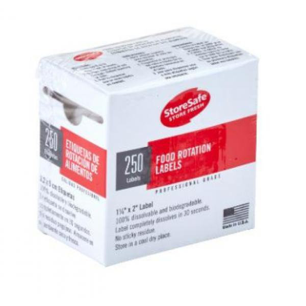 Etikett Cambro 30x50mm vattenlöslig för spårbarhet