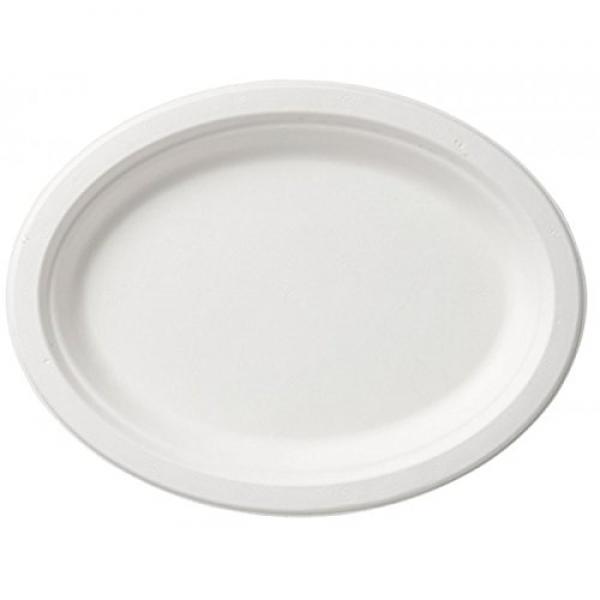 Papptallrik Ø23cm vit