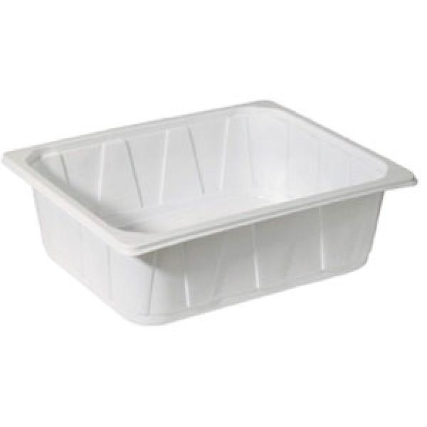TRAY 1/2GN PP WH 1-COMP