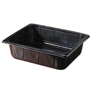 TRAY, 1/2GN, PP, BK, 1-COMP, 325X265X80 5000 ml