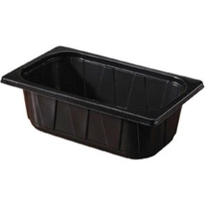 1/4 GN-forme 265 x 161 x 80 mm Sort 1-Rum