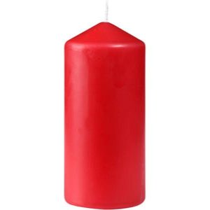 Blockljus 130 x Ø60mm Rött