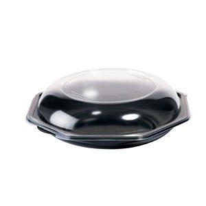 Octabowl® Svart 1-Rum - 230 x 230 x 72 mm