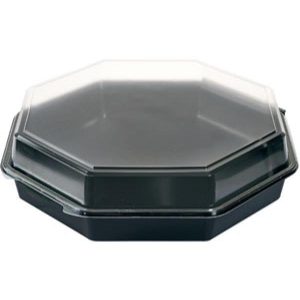 Salladsform Duni Octaview Svart 305x305x60mm 1800ml