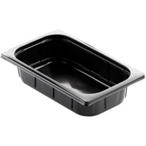 1/4 GN-formar 265x161x60mm Svart 1-Rum