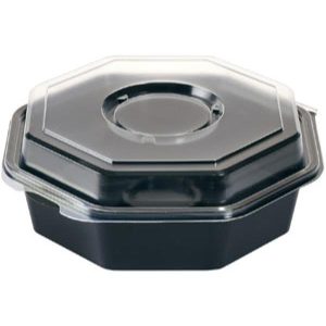 Salladsform Duni Octaview® 190 x 190 x 70 mm Svart