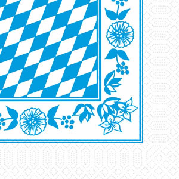 SERVETTER 3-LAG 33X33CM BAYERNRAUTE