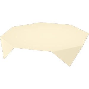 Överdrag Evolin® 110x110 cm - Kräm