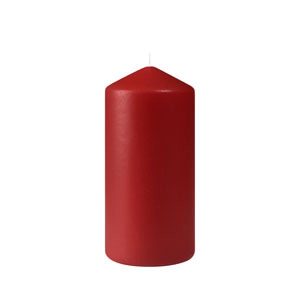 Blockljus matt Bordeaux - 150 x Ø 70 mm