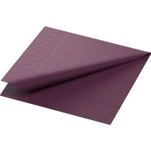 SERVETTER 2-LAGS PLOMMON - 24X24CM