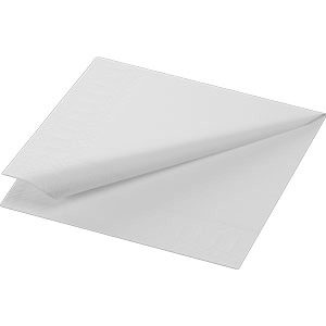 Servetter Vit 2-LAG 24x24cm