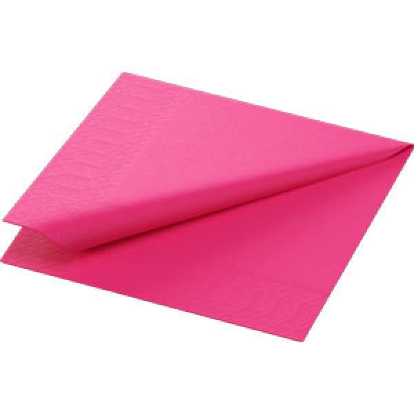 Servetter 3-lager 24cm Fuchsia