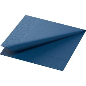 NAPKINS 3-PLY 24X24CM DARKBLUE 250x8/krt