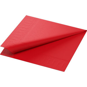 SERVETTER Röda 1-LAG - 33X33CM