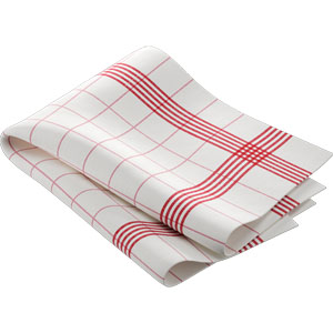 Servett Premium Handduksservett Röd – 38 x 54 cm - Bild 2
