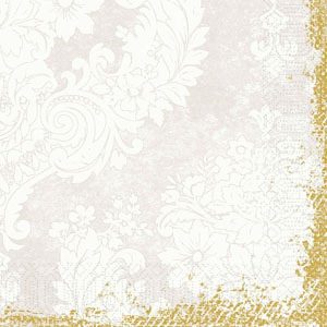 Tissueservett Royal White 3-lager - 40 x 40 cm