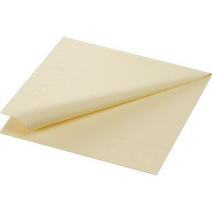 Servett i tissue 33cm Kräm 2-lager