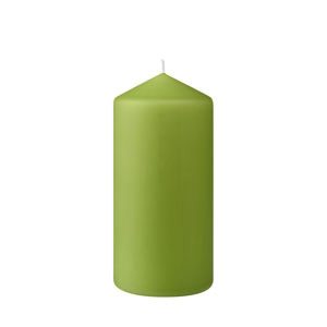 Stearinljus pelare 150x70 Matt Lövgrön