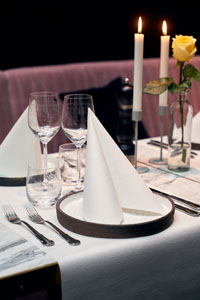 Dunilin® servett 48 x 48 cm Vit - Bild 2