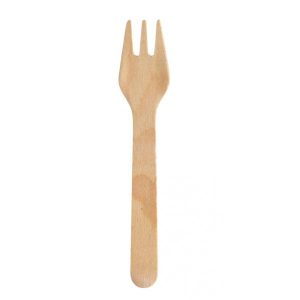 Mini Gaffel Silva 9 cm Naturlig