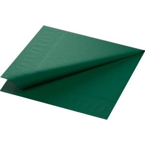 SERVETTER 3-LAGS Mörkgrön - 33 cm
