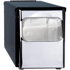 DISPENSER METALL SVART - 25X30 cm