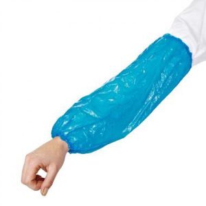 Ärmhölje blå LDPE 40cm