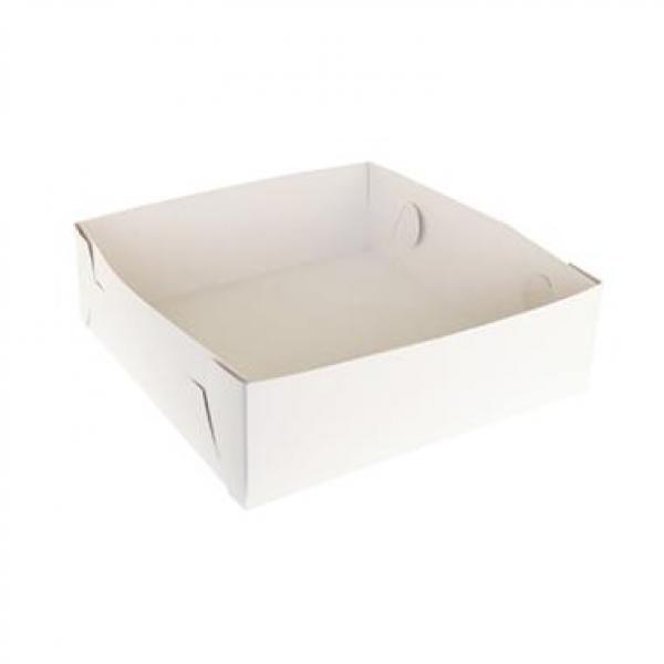 Tårtask Lux - Vit 280x280x120mm Botten