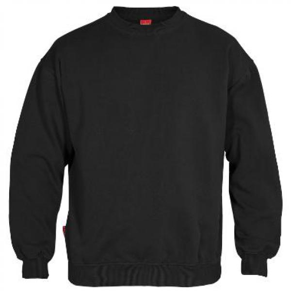 Sweatshirt FE standard svart bomull/polyester 320g