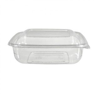 Skål kvadratisk klar 1000ml