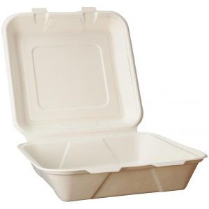 Bagasseskål 1800ml BioPak 235x235x50cm