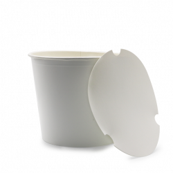 Lock Vit Kycklinghink / Popcornbägare - 897ml