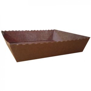Bakform brun - 150x140x37 mm