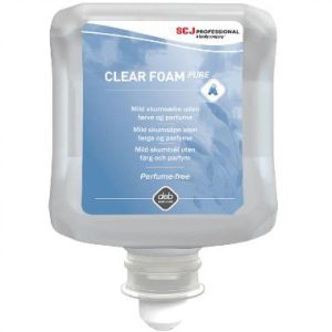 Skumtvål Clear FOAM Pure Blommärkt utan Färg/Parfym för dispenser