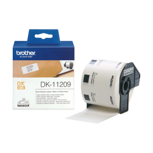 etikett vit för skrivare Lbdk-11209