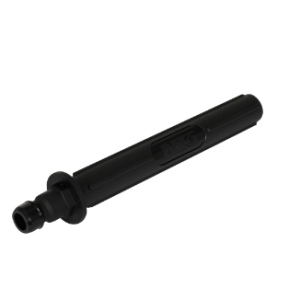 Strålrör Nito svart plast liten dysa 1/2"