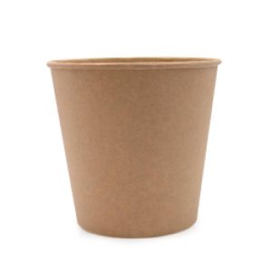 Kycklingspann / Popcornbägare 2500ml kraft/brun