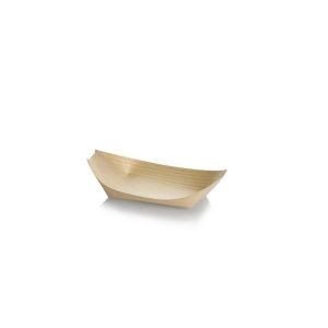 Tallrik Träbåt 22cm