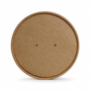 Lock med ventilationshål för 26-32 oz bruna soppmuggar